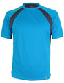 Heren Sportshirt CONA SPORTS Pace Tech Tee Azure Blue-Anthracite